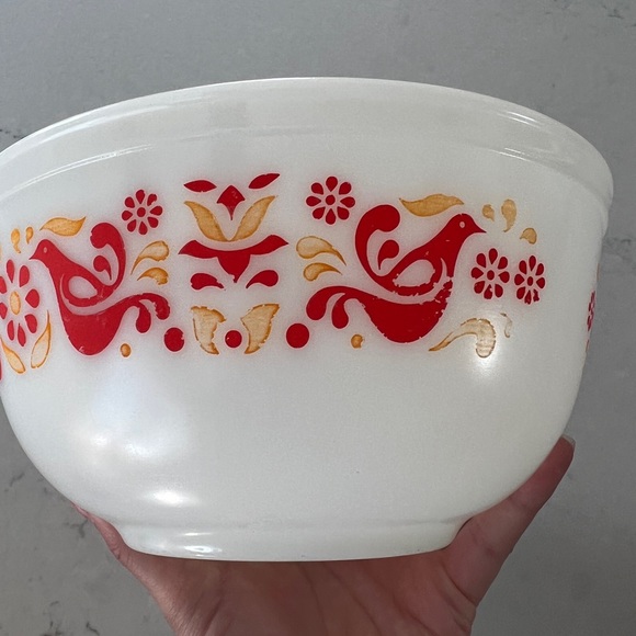 Description: Vintage Pyrex #403 Friendship Birds - Picture 4 of 5